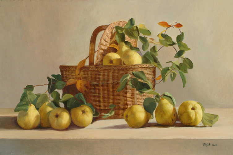 Cesto de membrillos