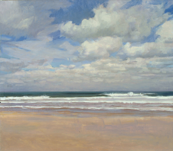 Nubes y playa