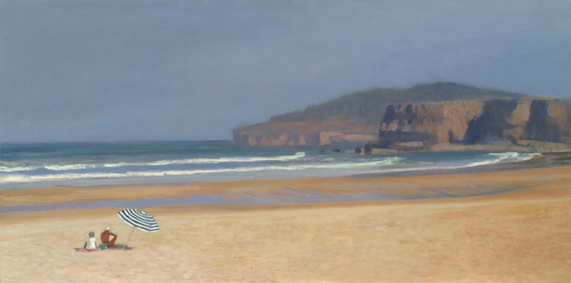 Sombrilla en la playa