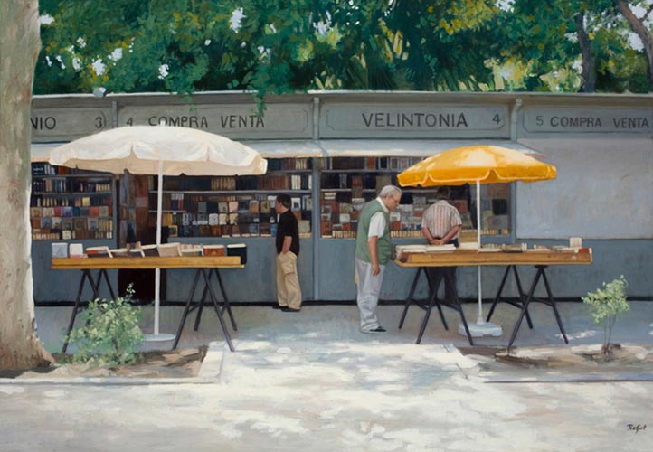 Libros en el Paseo del Prado
